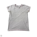 Athletic Top Short Sleeve By Lululemon In Pink, Size: L