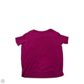 Athletic Top Short Sleeve By Lululemon In Purple, Size: L