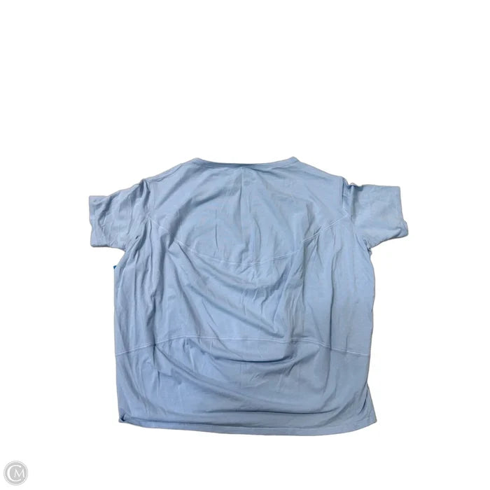 Athletic Top Short Sleeve By Lululemon In Purple, Size: S