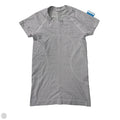 Athletic Top Short Sleeve By Lululemon In Striped Pattern, Size: S