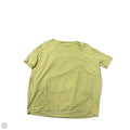 Athletic Top Short Sleeve By Lululemon In Yellow, Size: Xl