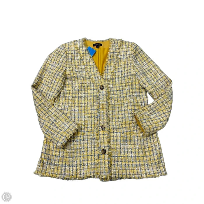Blazer By Ann Taylor In Yellow, Size: M