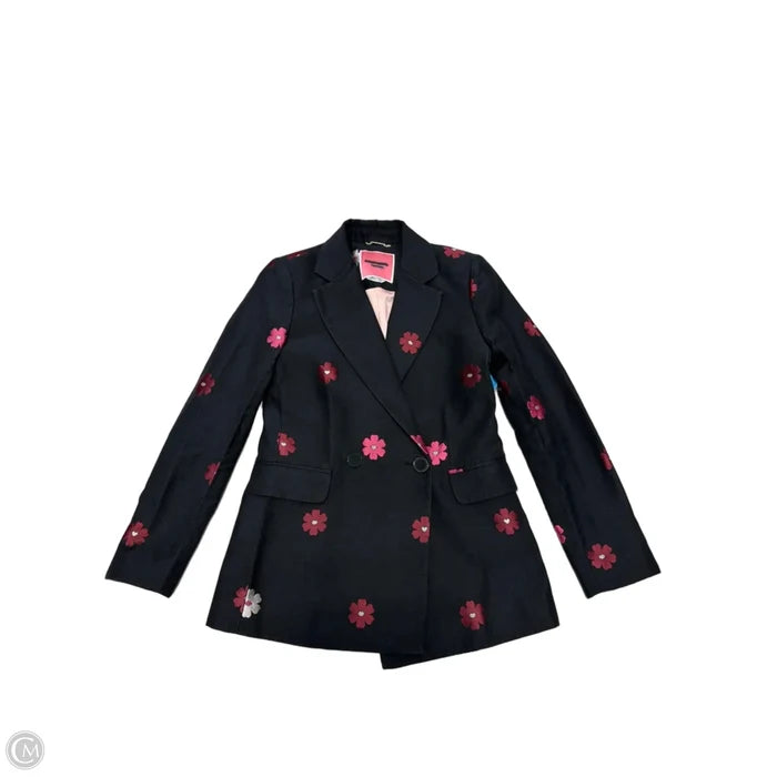 Blazer Designer By Kate Spade In Floral Print, Size: Xxs