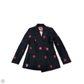 Blazer Designer By Kate Spade In Floral Print, Size: Xxs