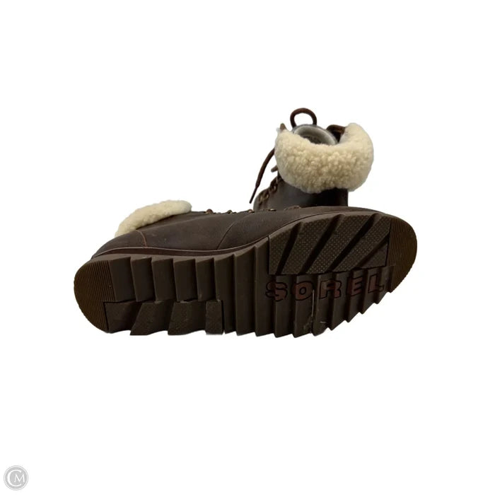 Boots Ankle Flats By Sorel In Brown, Size: 9