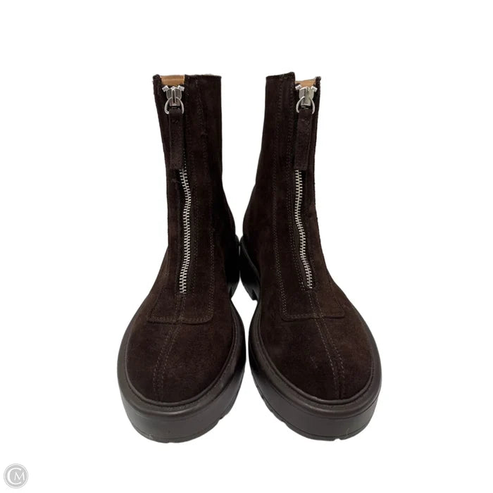 Boots Ankle Flats By Steve Madden In Brown, Size: 6.5