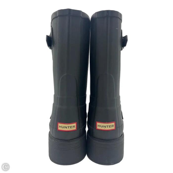 Boots Ankle Heels By Hunter In Black, Size: 9