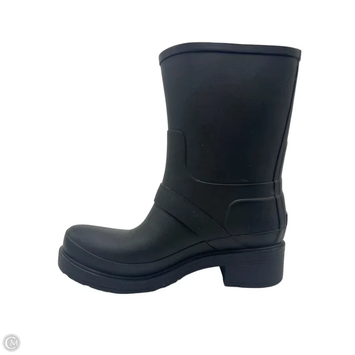 Boots Ankle Heels By Hunter In Black, Size: 9
