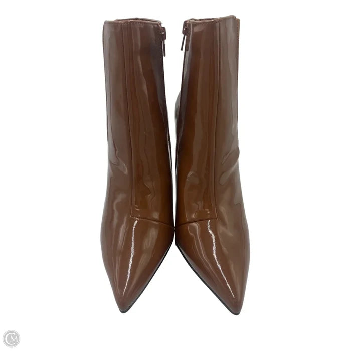 Boots Ankle Heels By Inc In Brown, Size: 11