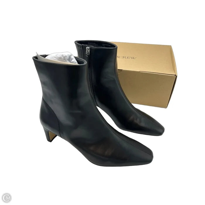 Boots Ankle Heels By J. Crew In Black, Size: 9.5
