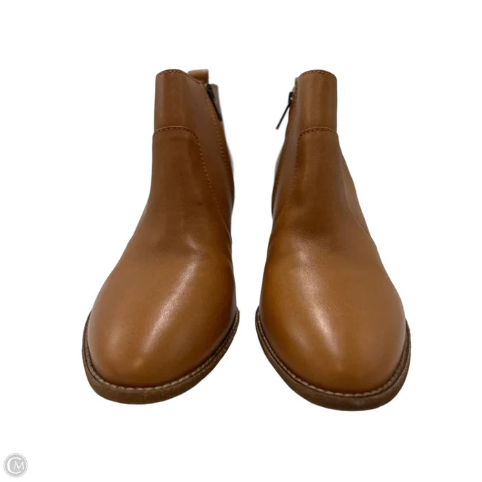 Boots Ankle Heels By Madewell In Brown, Size: 9