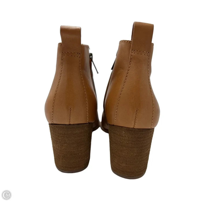 Boots Ankle Heels By Madewell In Brown, Size: 9