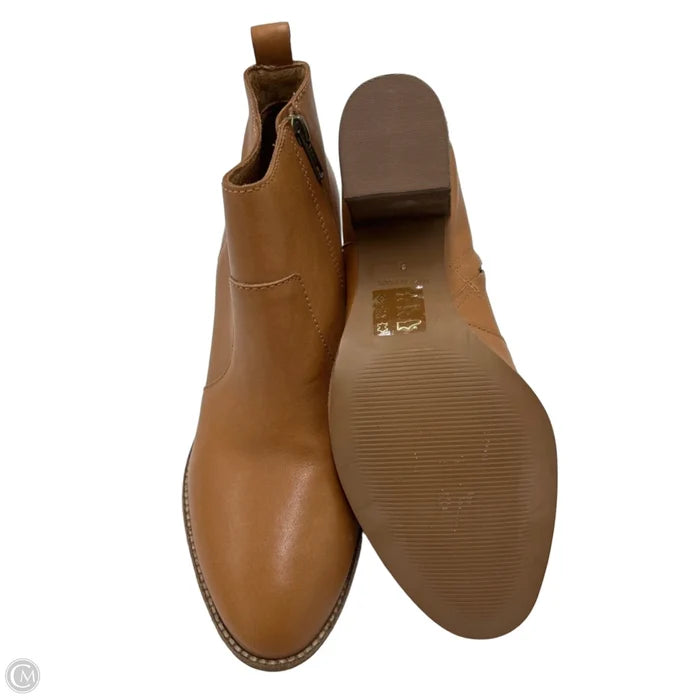 Boots Ankle Heels By Madewell In Brown, Size: 9