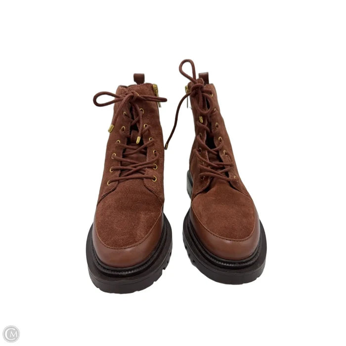Boots Ankle Heels By Vince Camuto In Brown, Size: 8.5