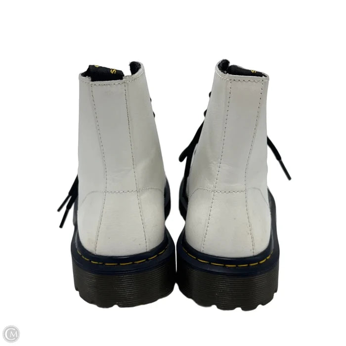 Boots Designer By Dr Martens In White, Size: 7 (38)