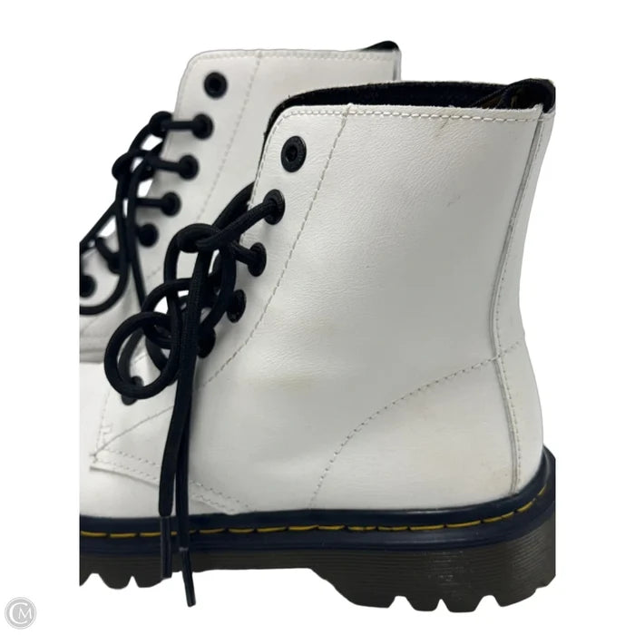 Boots Designer By Dr Martens In White, Size: 7 (38)