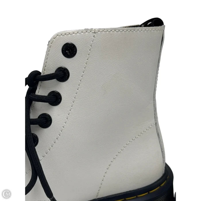Boots Designer By Dr Martens In White, Size: 7 (38)