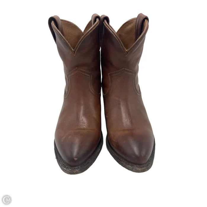 Boots Designer By Frye In Brown, Size: 7