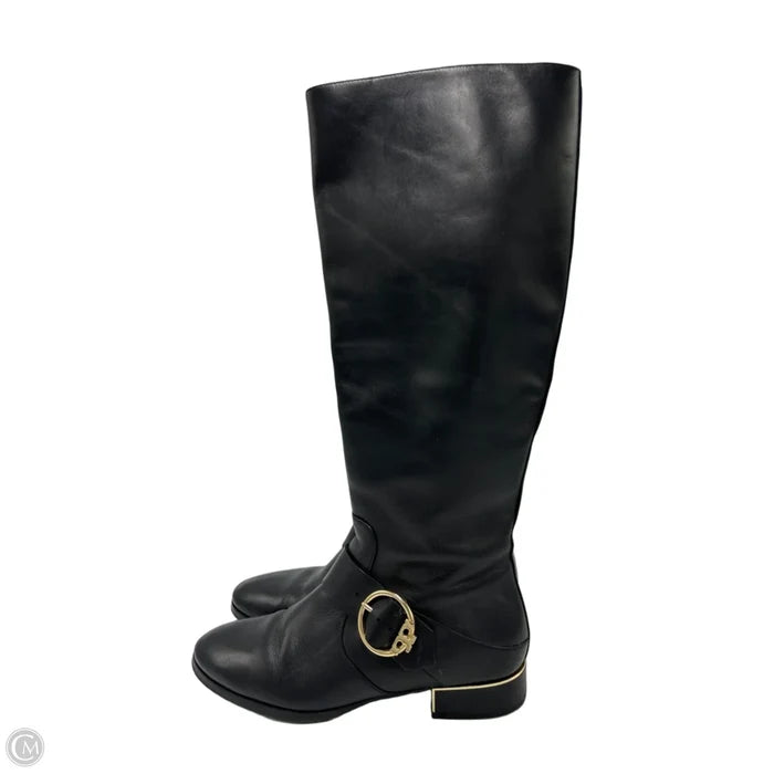 Boots Designer By Tory Burch In Black, Size: 8