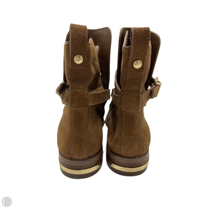 Boots Designer By Michael Kors In Brown, Size: 8