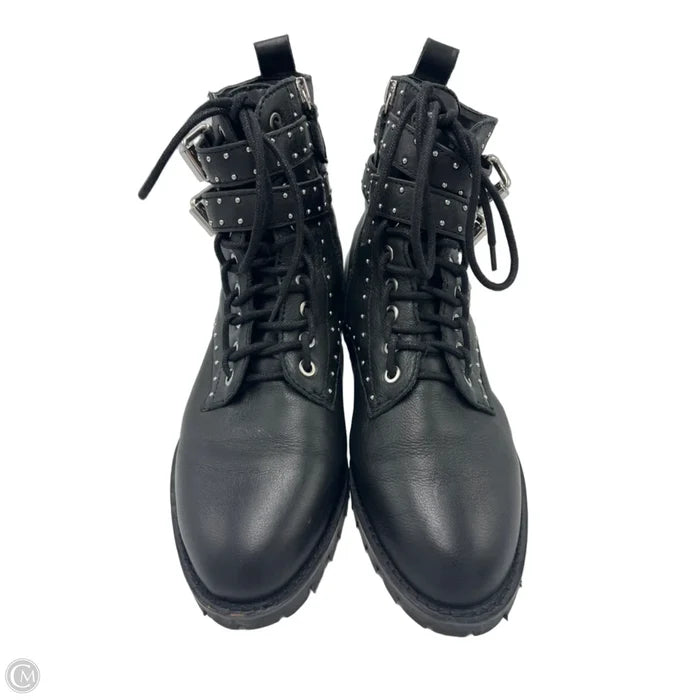 Boots Designer By Rebecca Minkoff In Black, Size: 9.5