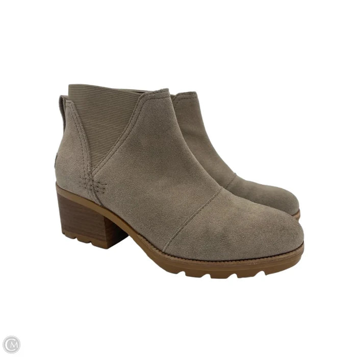 Boots Designer By Sorel In Taupe, Size: 7.5