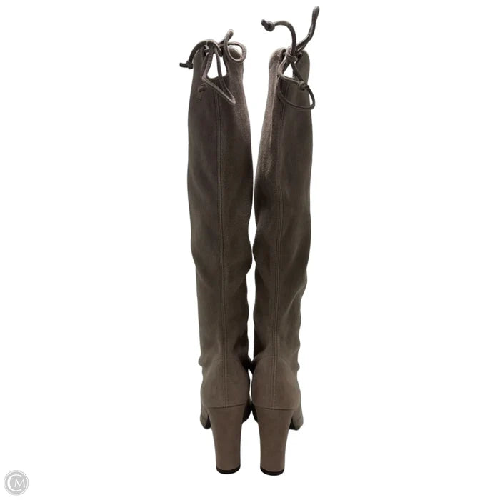 Boots Designer By Stuart Weitzman In Taupe, Size: 5.5