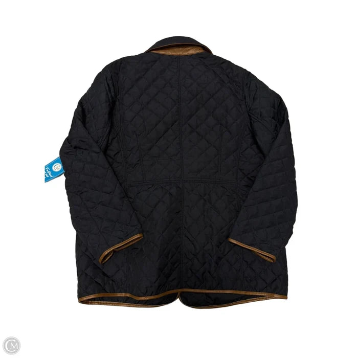 Coat Puffer & Quilted By Chicos In Navy, Size: Xl