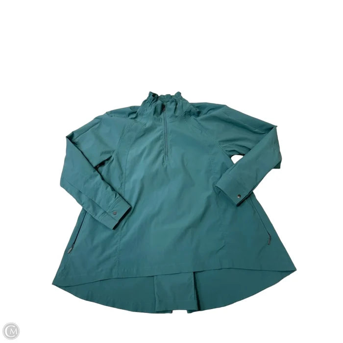 Coat Raincoat By Athleta In Blue, Size: Xs