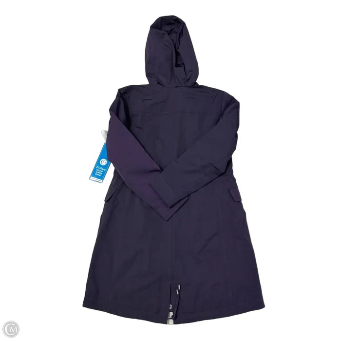 Coat Raincoat By Talbots In Purple, Size: Xs