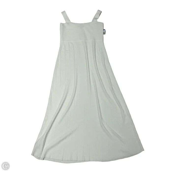 Dress Casual Maxi By Ann Taylor In White, Size: M