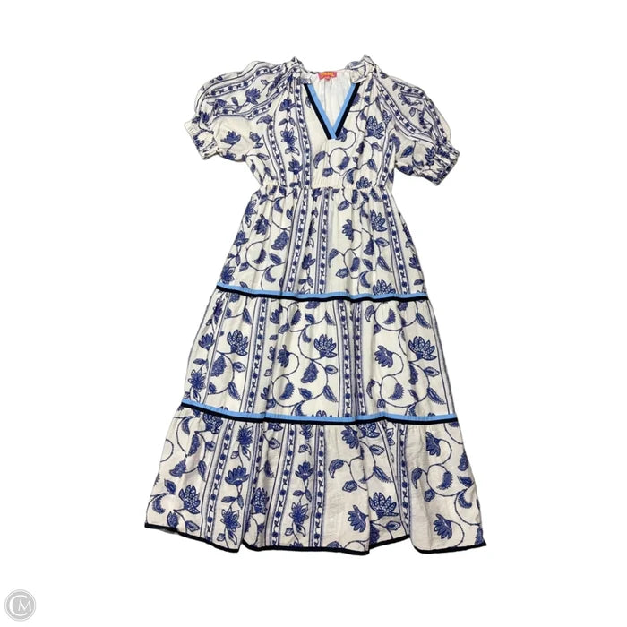Dress Casual Maxi By Thml In Blue & White, Size: M