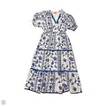 Dress Casual Maxi By Thml In Blue & White, Size: M