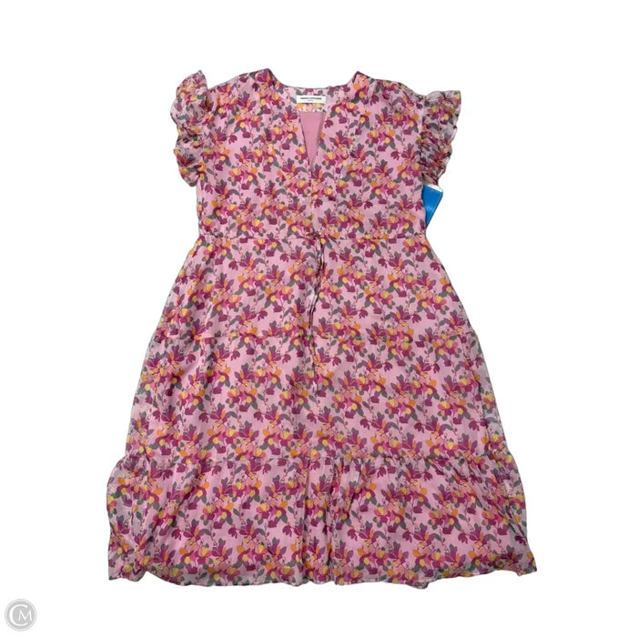 Dress Casual Midi By Amanda Uprichard In Floral Print, Size: M