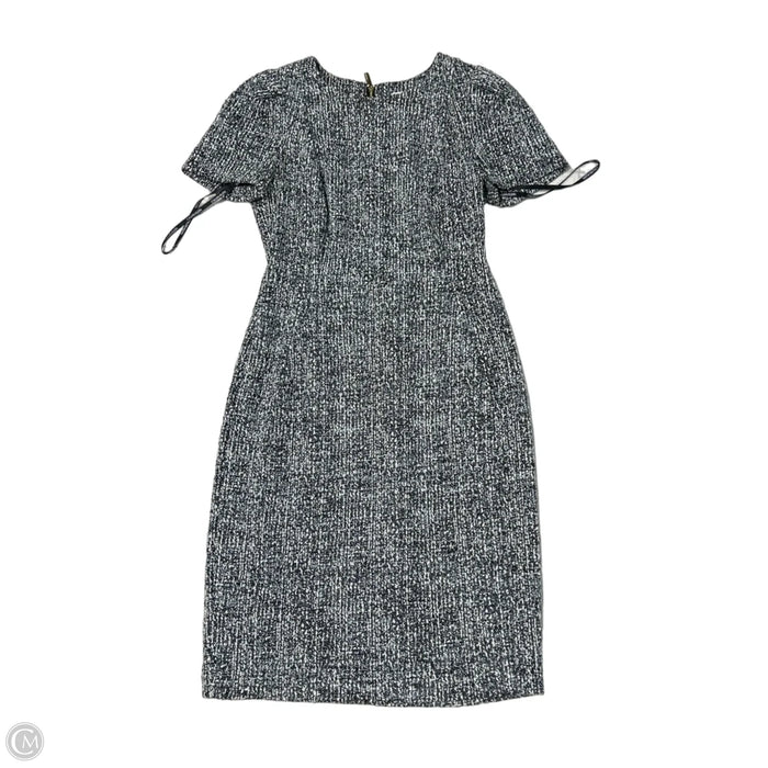Dress Casual Midi By Calvin Klein In Black & White, Size: 8