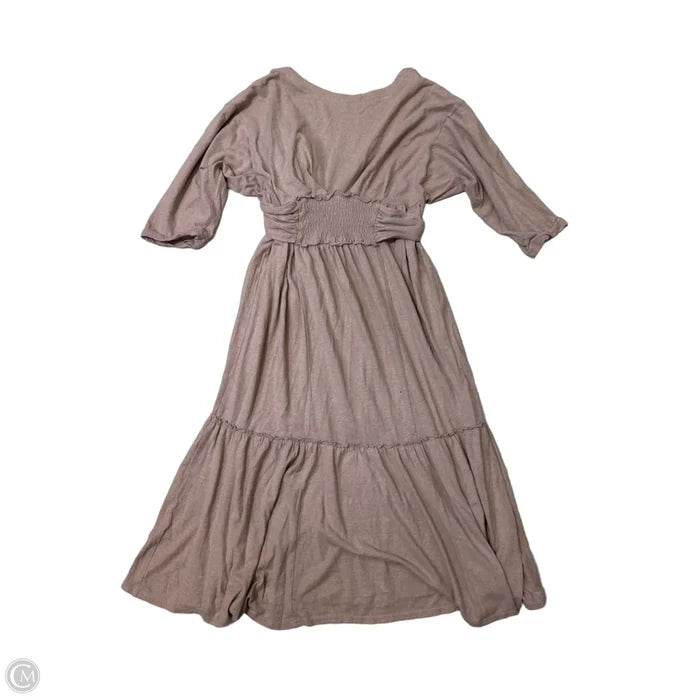 Dress Casual Midi By Free People In Pink, Size: S