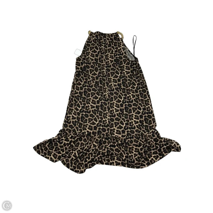 Dress Casual Midi By Michael Kors In Brown, Size: S