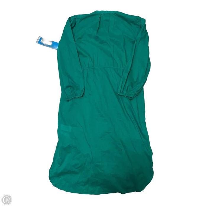 Dress Casual Midi By J. Crew In Green, Size: Xs