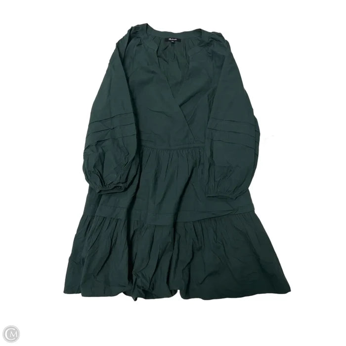 Dress Casual Midi By Madewell In Teal, Size: Xs