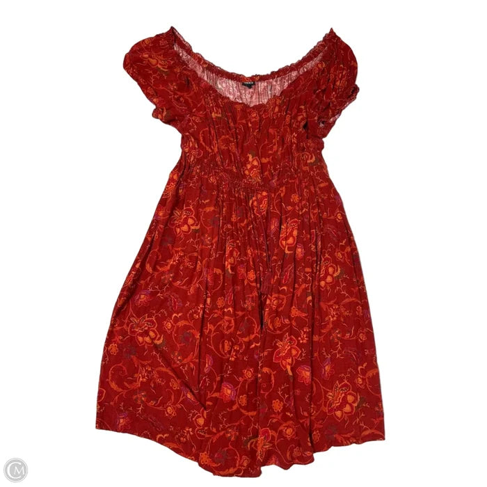 Dress Casual Midi By Torrid In Orange, Size: 4x