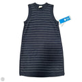 Dress Casual Midi By Varley In Blue & White, Size: M