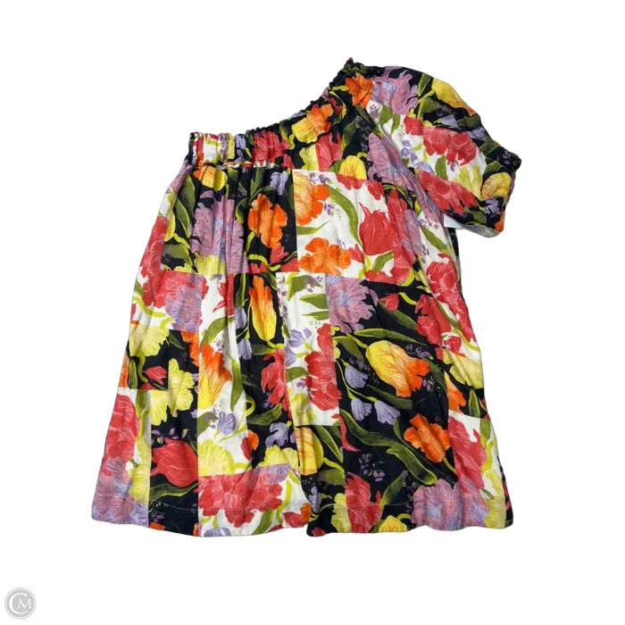 Dress Casual Short By Anthropologie In Floral Print, Size: Xs