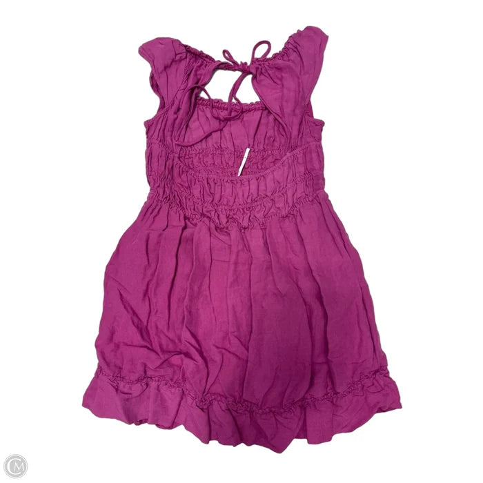 Dress Casual Short By Anthropologie In Purple, Size: M