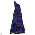 Dress Maxi By Evereve In Blue & Brown, Size: Xs