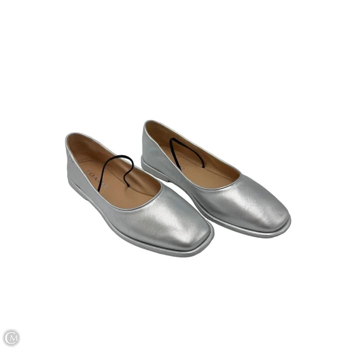 Coach Emilia Metallic Mary Jane Designer Shoes, Size: 6.5