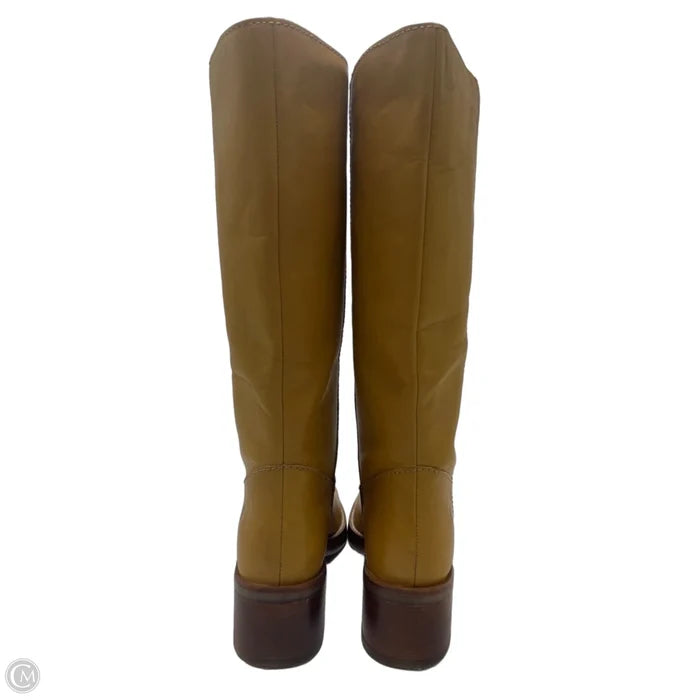 Frye Campus Leather Pull On Designer Boots, Size: 7