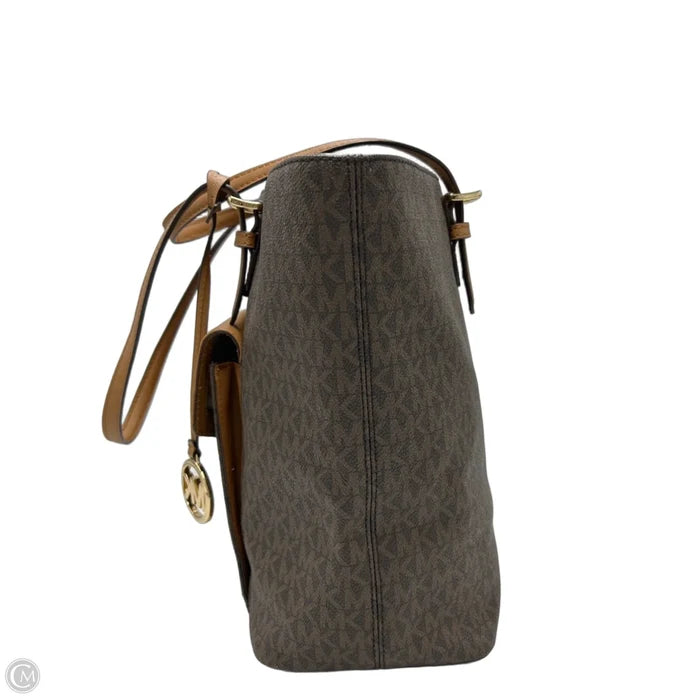 Handbag Designer By Michael Kors Brown Monogram