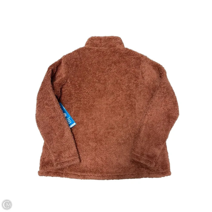 Jacket 1/2 Zip Pullover Sherpa By Patagonia In Orange, Size: XXL