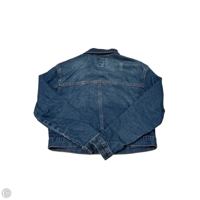 Jacket Denim By Wax Jean In Blue Denim, Size: S