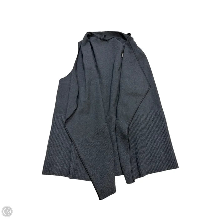 Jacket Designer By Lafayette 148 In Grey, Size: M